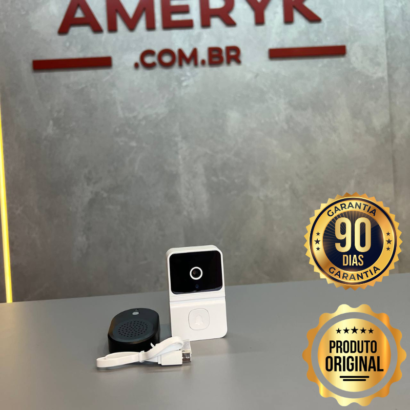 Campainha Wifi com Câmera - FRETE GRÁTIS